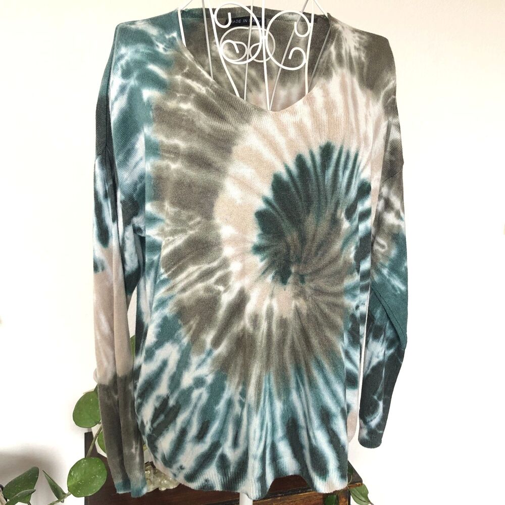 "Made In Italy" Woman's Tie-Dye Sweater Size Med